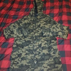 Camo Windbreaker